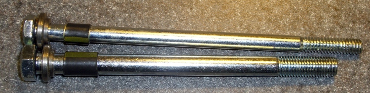 Sherline drawbar bolts with heatshrink tubing to capture the fitting