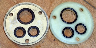 Old and New Faucet Spacers
