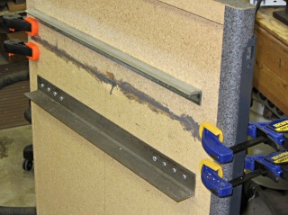 Countertop - underside braces and joint