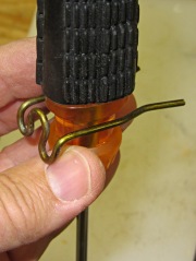 Screwdriver clip - rear view