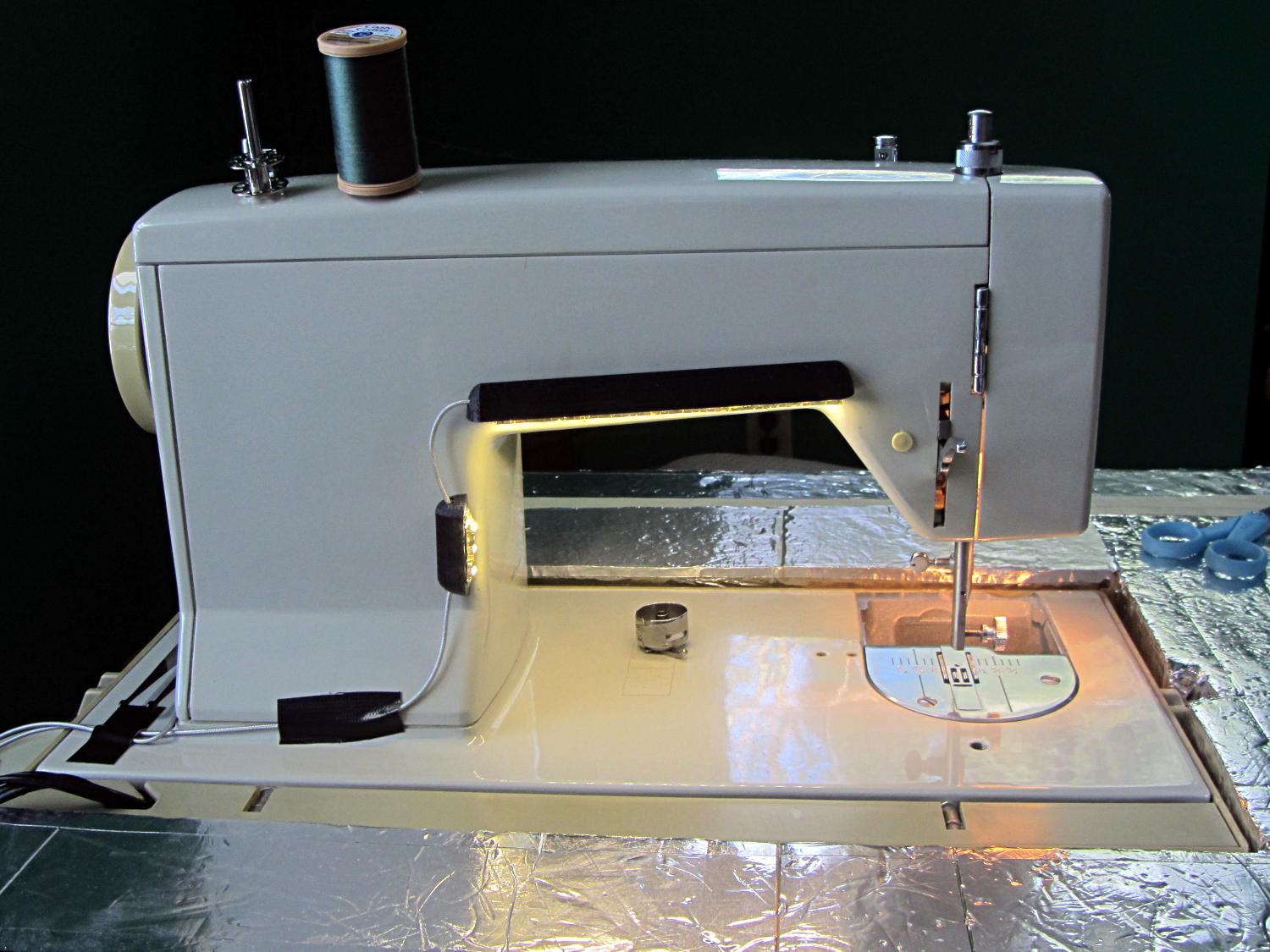 Kenmore Model 158 Sewing Machine: LED Strip Lights – The Smell of Molten  Projects in the Morning