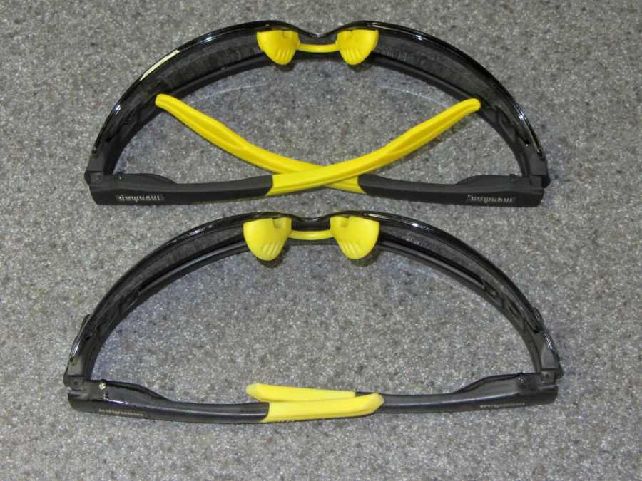 Ironman sunglasses - trimmed earpieces