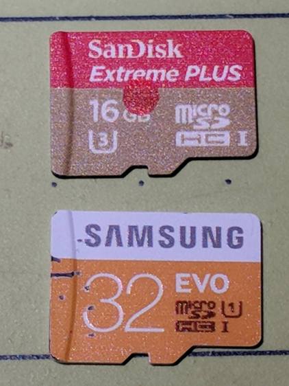 Sandisk Extreme Plus vs. Samsung EVO MicroSD cards